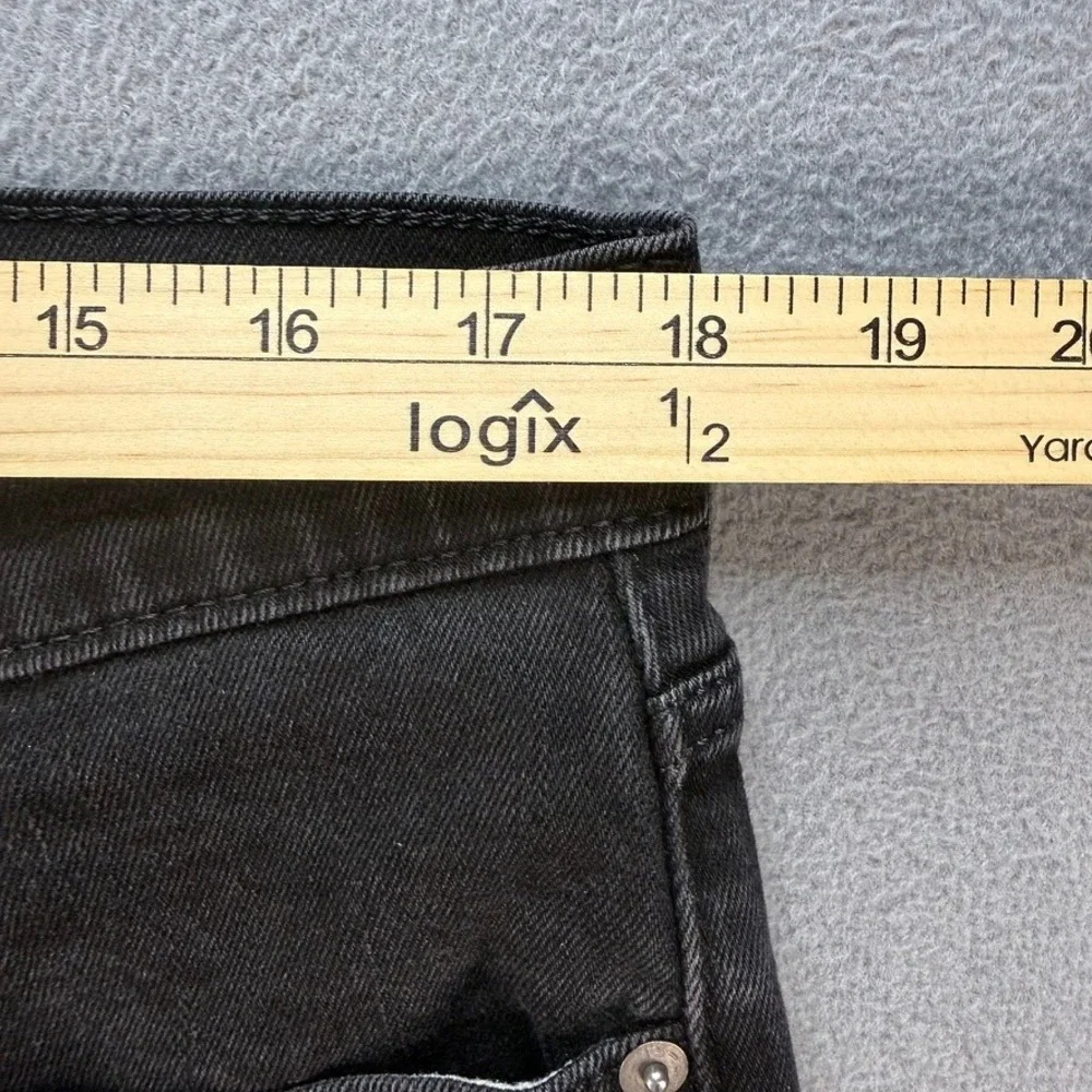 Levi's Jeans Men 36 (FIT 36x28)‎ Black 502 Regular Taper Stretch Denim Pants